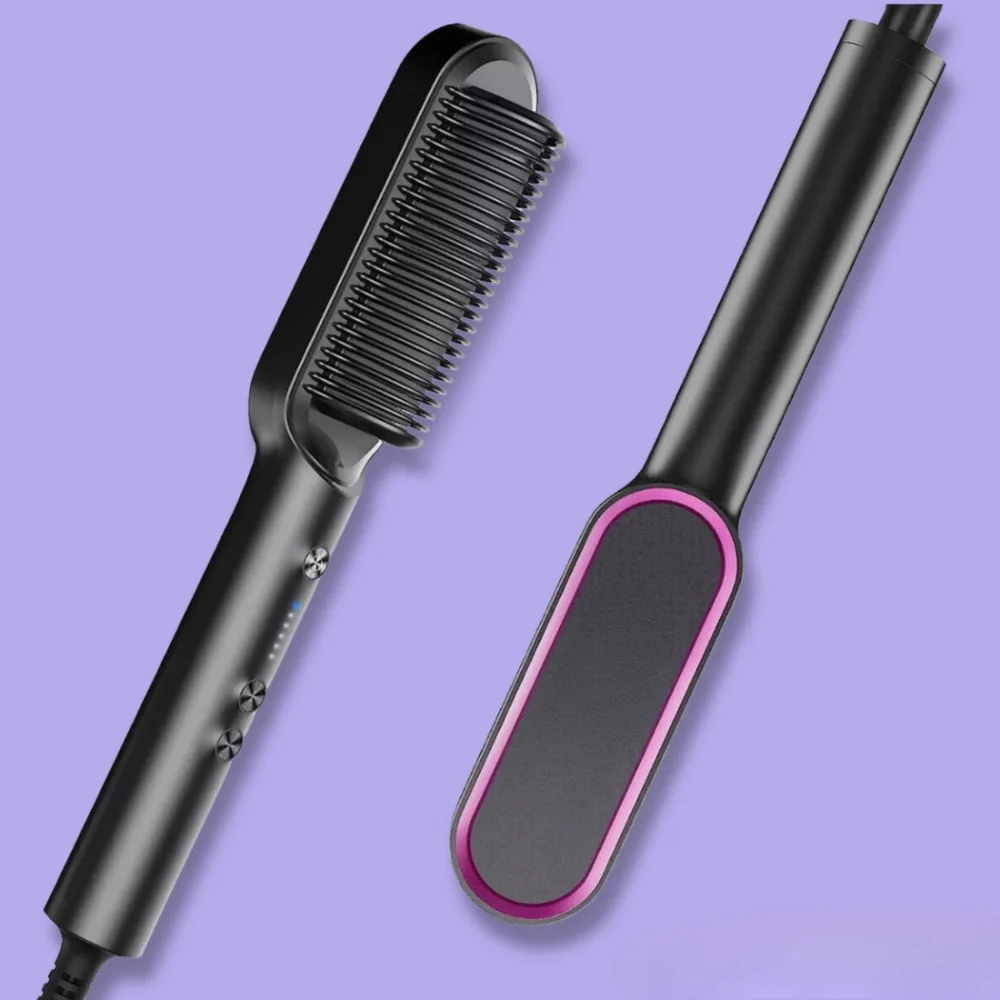 GlowLiss Cepillo Alisador 3 en 1 💖