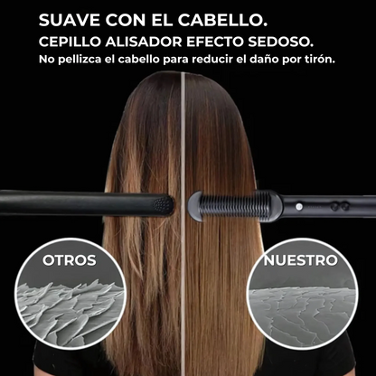 GlowLiss Cepillo Alisador 3 en 1 💖